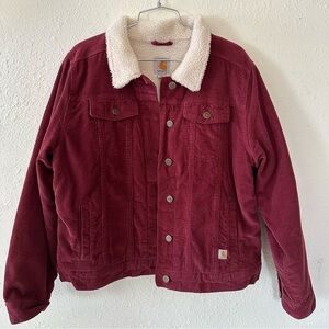 Carhartt Jacket | Corduroy Sherpa Lined